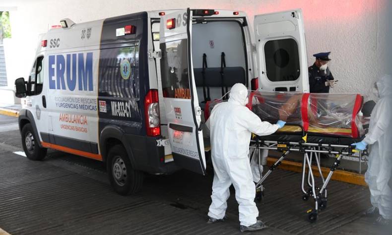 Las autoridades también reportaron 827 defunciones más, para alcanzar un global de 65.241