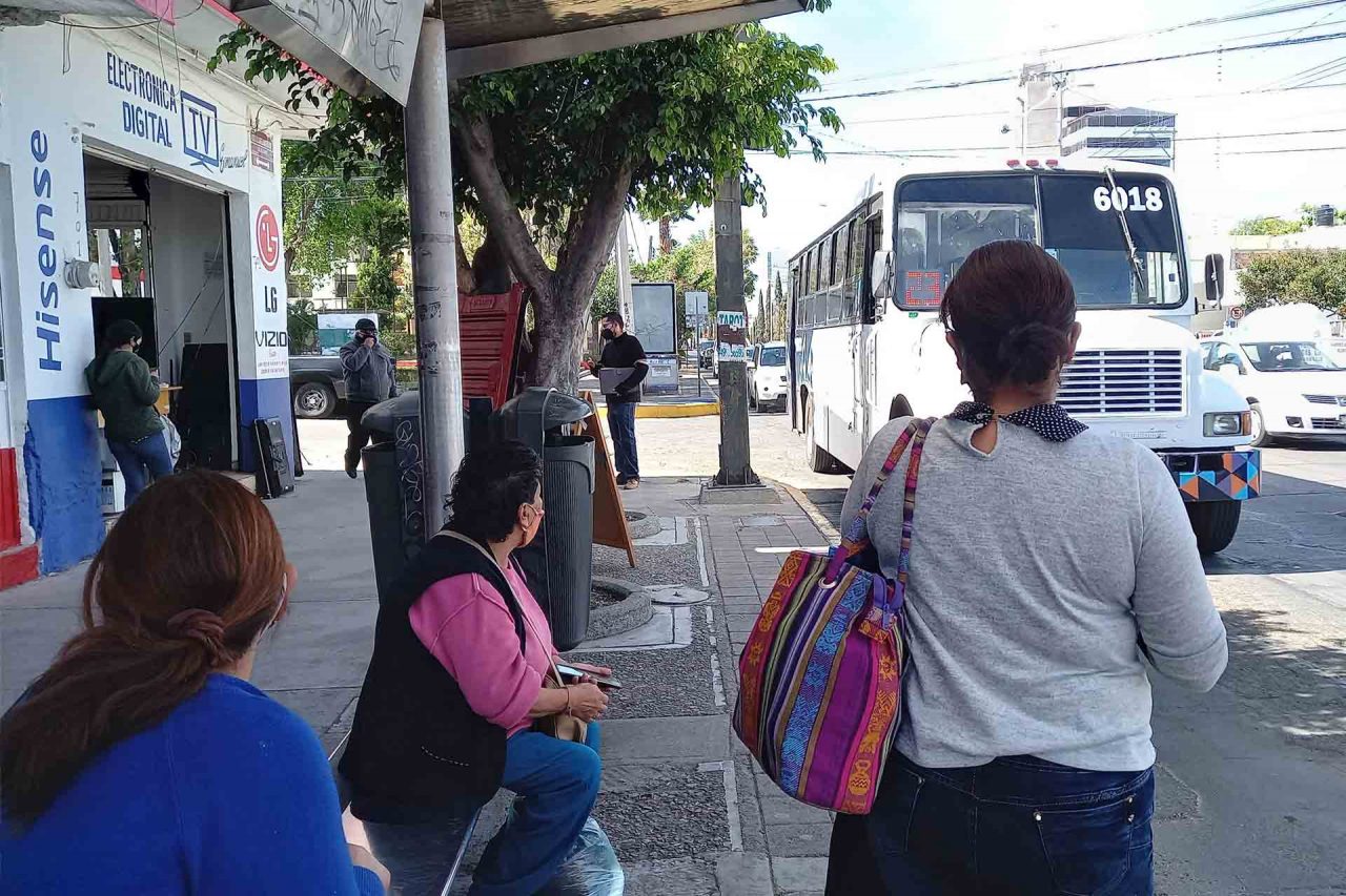 Parada de camión.