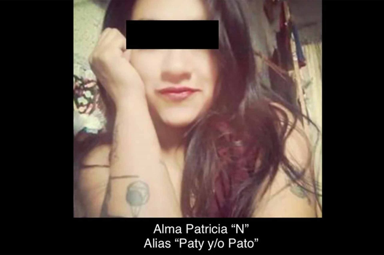 Alma Patricia "N", alias "Paty" o "Pato", fue detenida por elementos de la Secretaría de Seguridad Pública de Veracruz