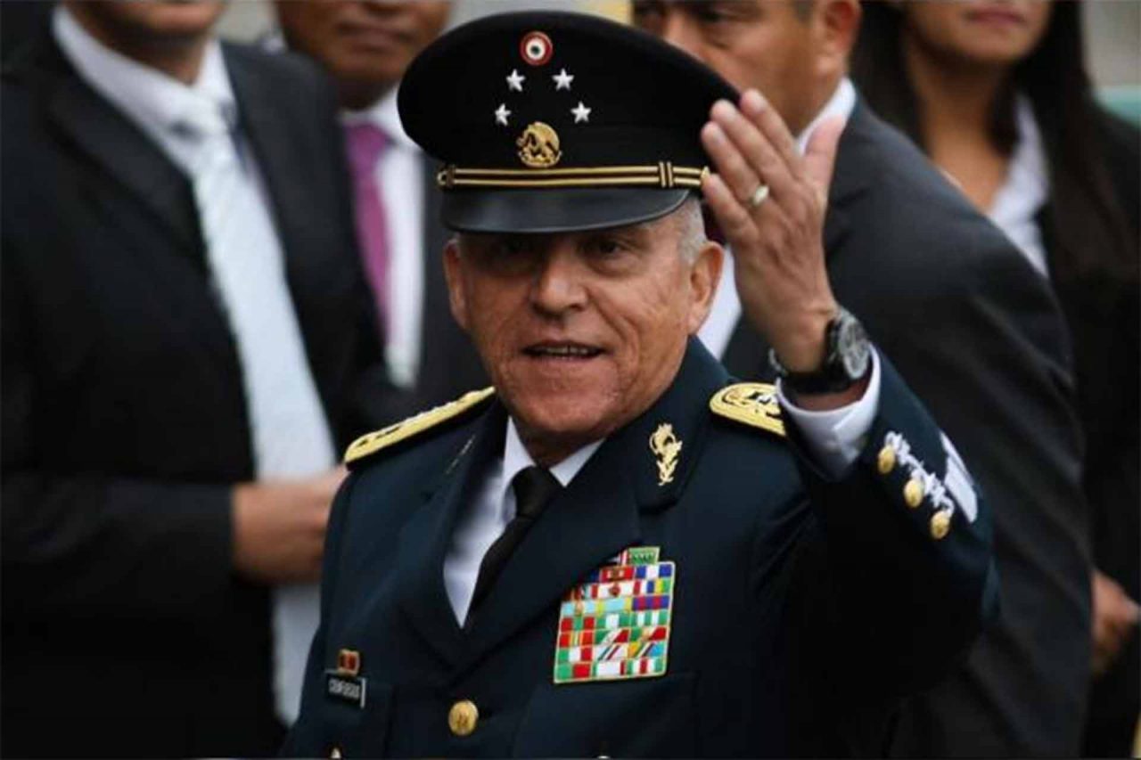 El extitular de la Sedena, General Salvador Cienfuegos Cepeda