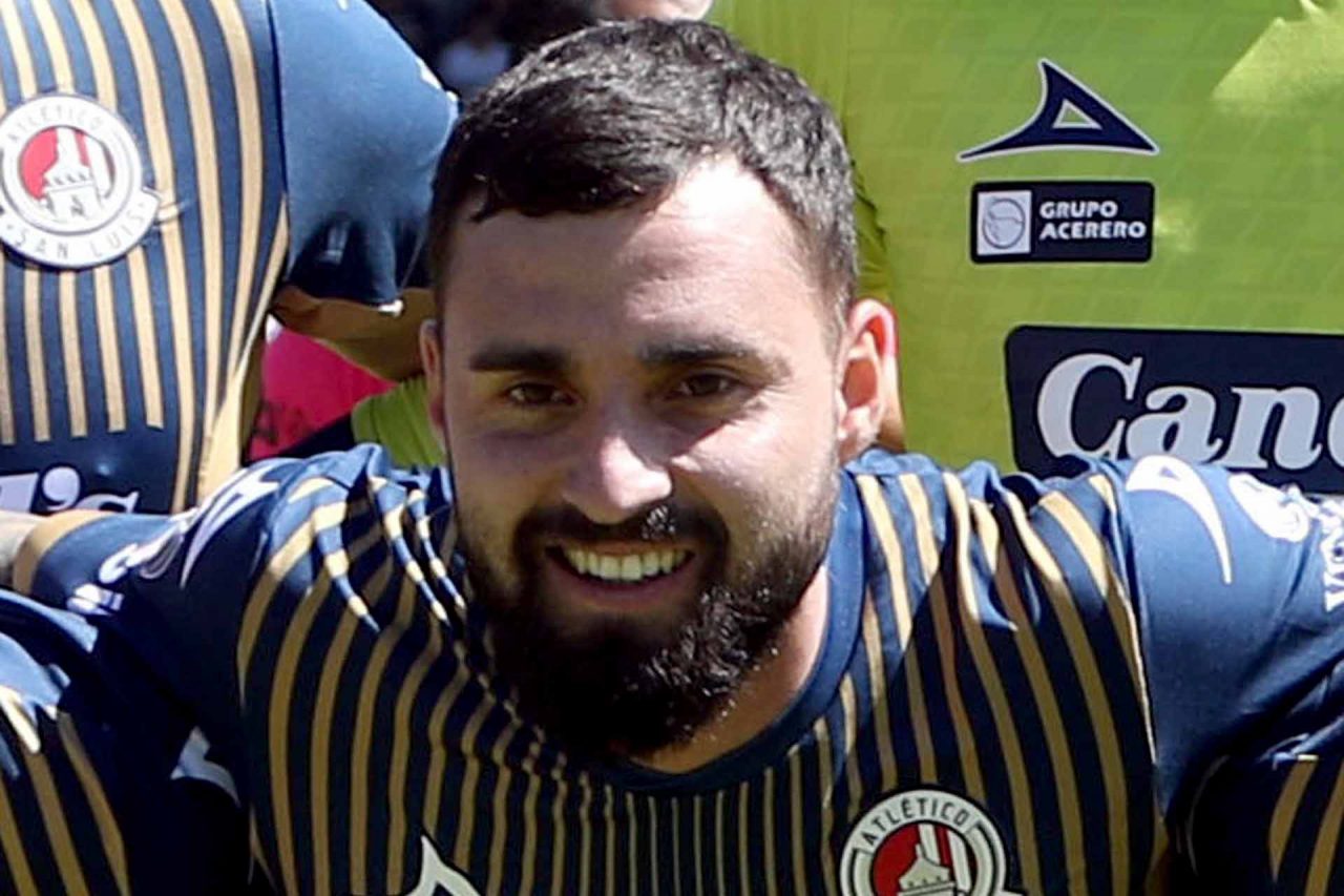 El jugador del Atlético San Luis, Felipe Gallegos