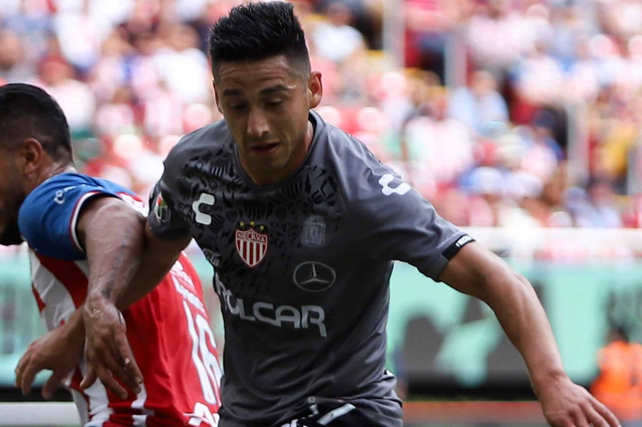 El futbolista del Necaxa, Juan Delgado