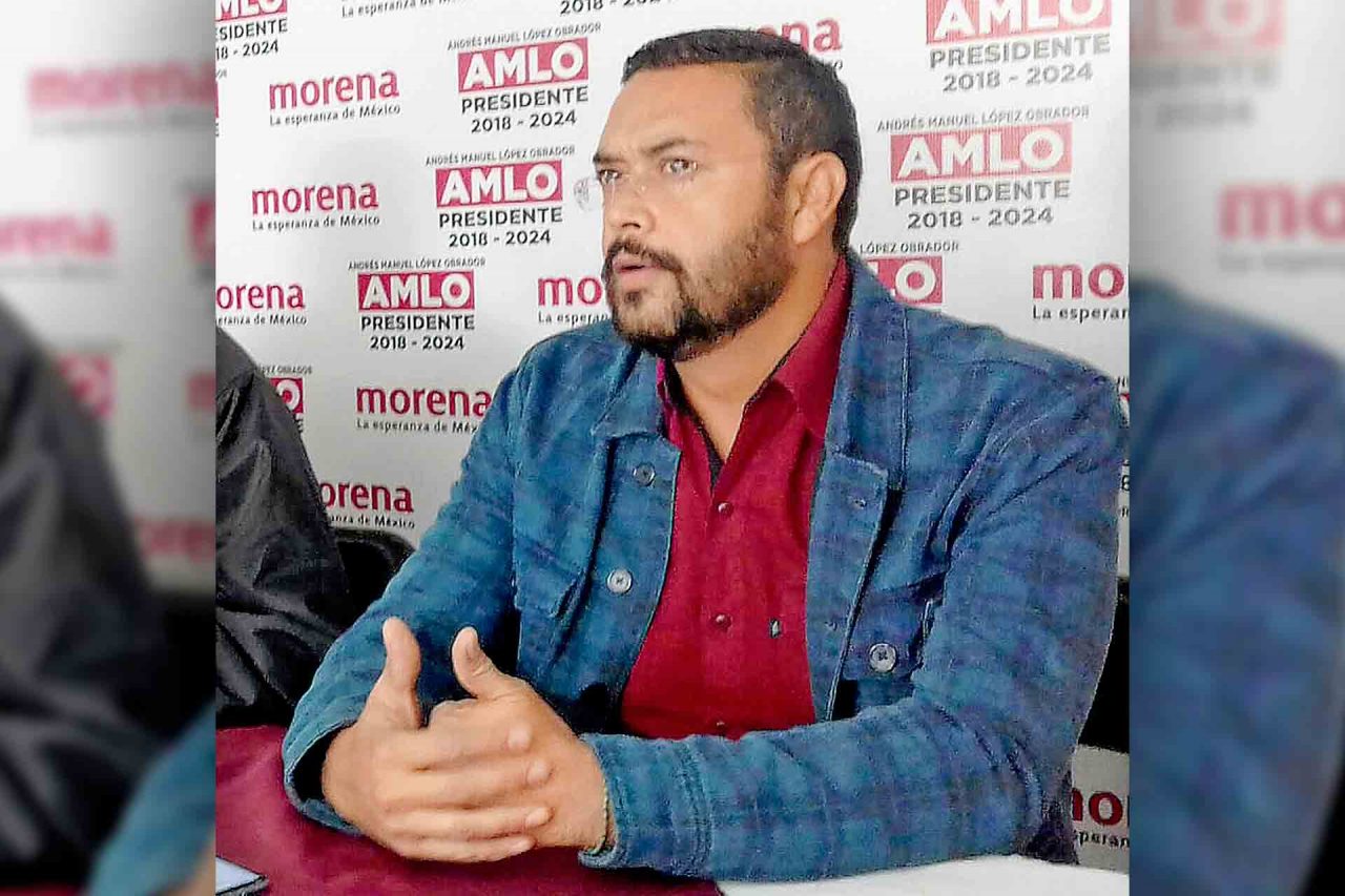 David Alejandro de la Cruz, dirigente estatal del partido.