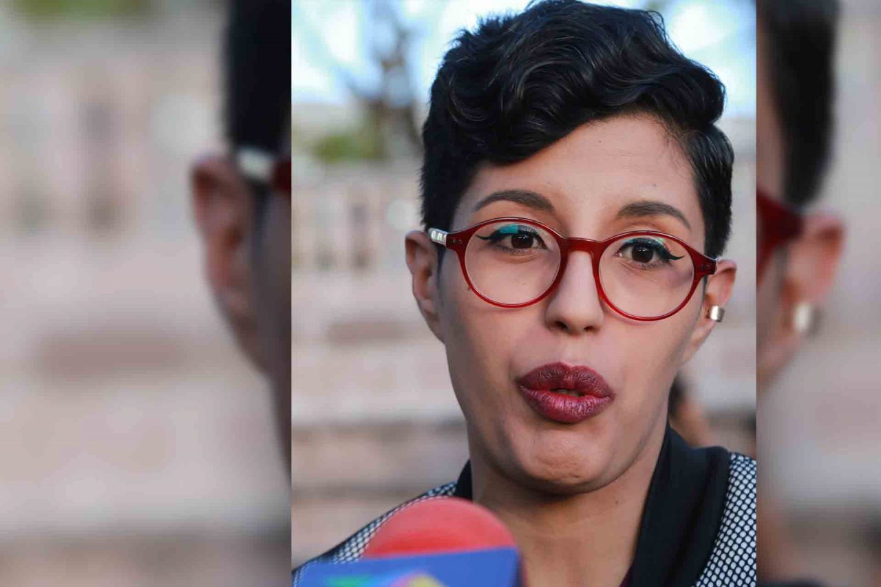Angie Contreras, integrante del colectivo Cultivando Género.