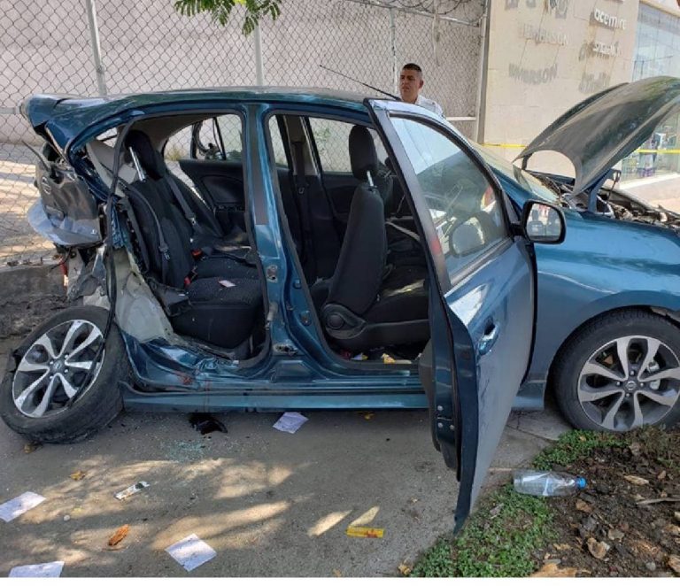 Brutal accidente en Convención deja una persona prensada