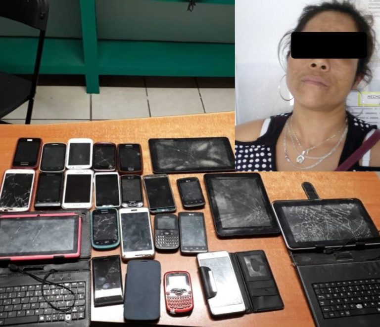 Cae ‘La Changa’, peligrosa roba celulares