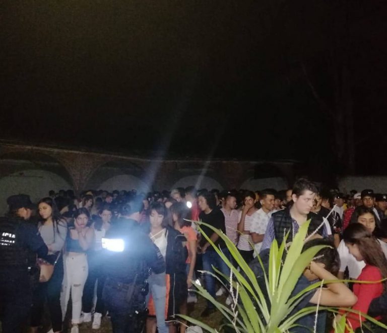 ¡Que se acabó la fiesta! ¿qué, qué?,revientan fiesta rave en Pocitos