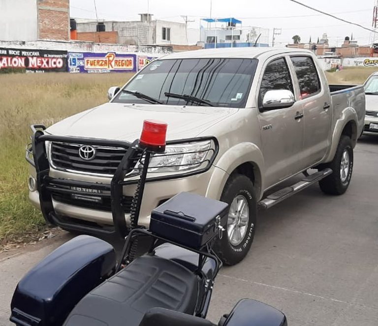Polis recuperan trocón que habían robado en Prados del Sur
