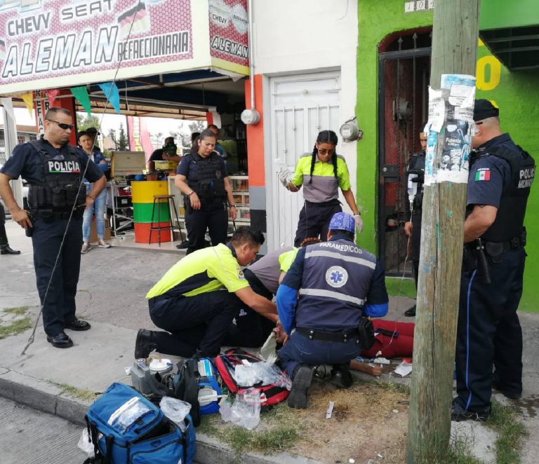 Sorprende la huesuda a una mujer de 34 años en plena calle