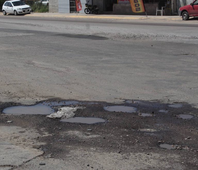 Crece la zona de baches