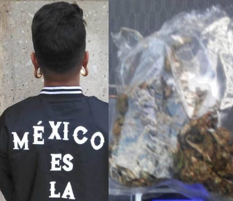 ¡México es la neta! Atoran al ‘charly’ con marihuana en la Landeros