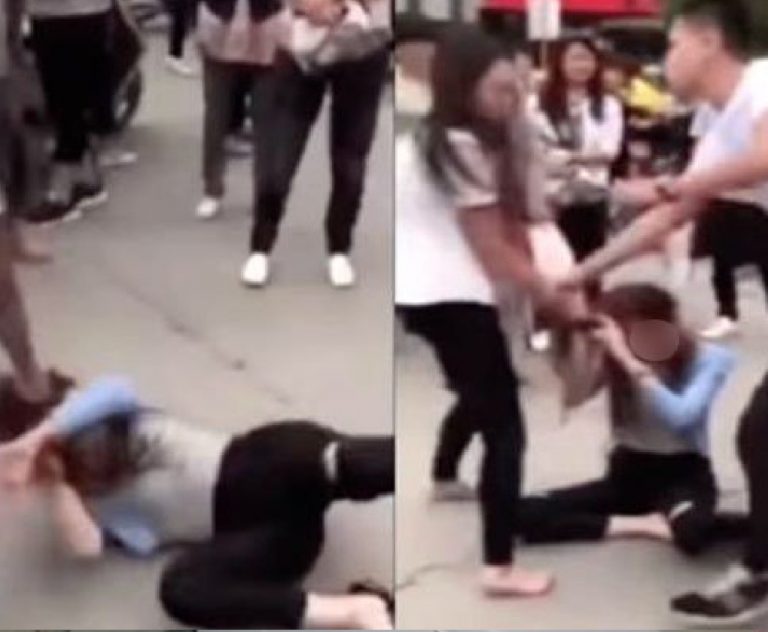 Mujer golpea a menor por meterse con su marido
