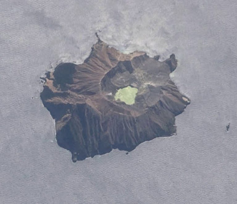 Sin signos de vida en una isla de Nueva Zelanda tras la erupción de volcán