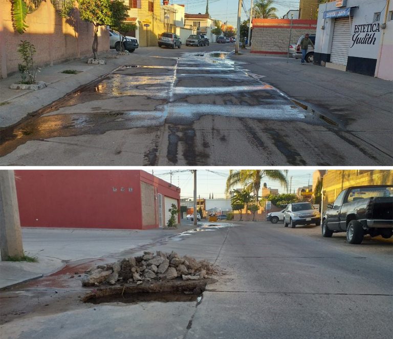 ¡De mal en peor en el Rosedal! Fugota en la calle y ni gota de agua en los cantones