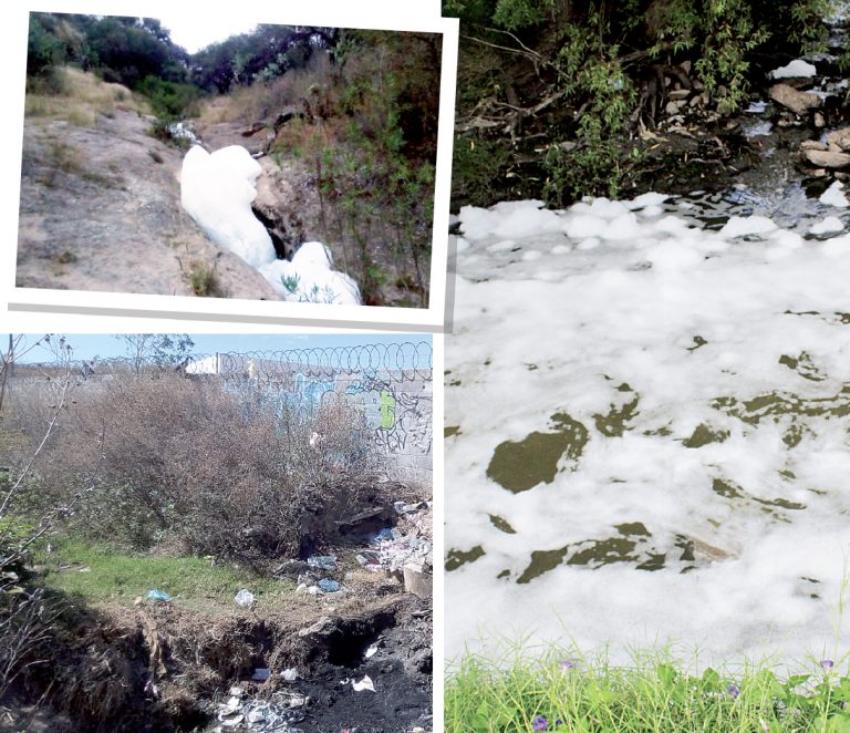 ¡Denuncian contaminación del arroyo! Vecinos del Malacate señalan a planta tratadora de agua