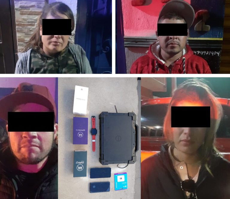 Detienen en San Pancho de las Carnitas a los presuntos responsables de robo en AT&T