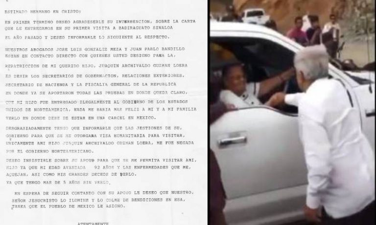 Madre del Chapo pide la repatriación de su hijo