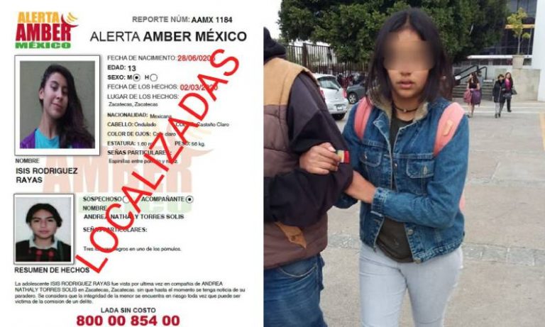 Las reportaron como extraviadas en Zacatecas, las encuentran en Aguascalientes