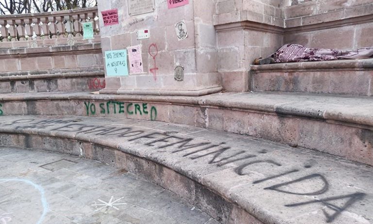 Mujeres se manifestaron en Aguascalientes