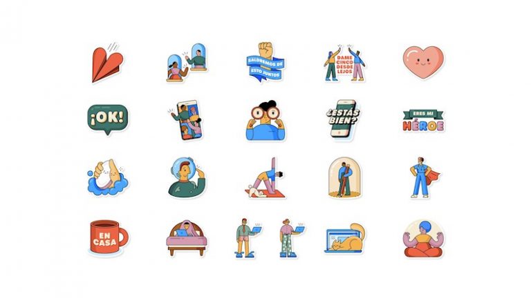 WhatsApp y la OMS lanzan una nueva colección de stickers