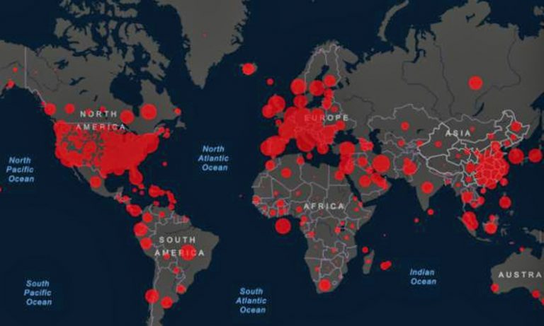 Más de 40 mil muertos por COVID-19 en todo el mundo