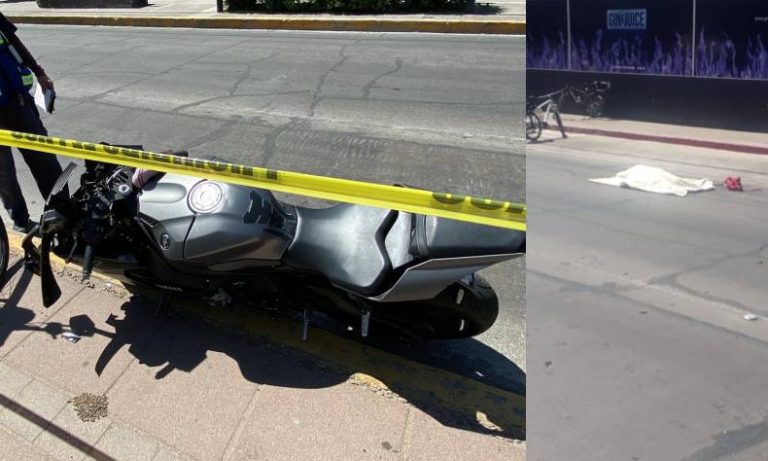 Motociclista atropella y mata a una mujer en López Mateos