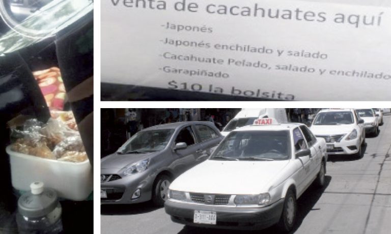 Taxistas realizan doble trabajo para sacar la chuleta