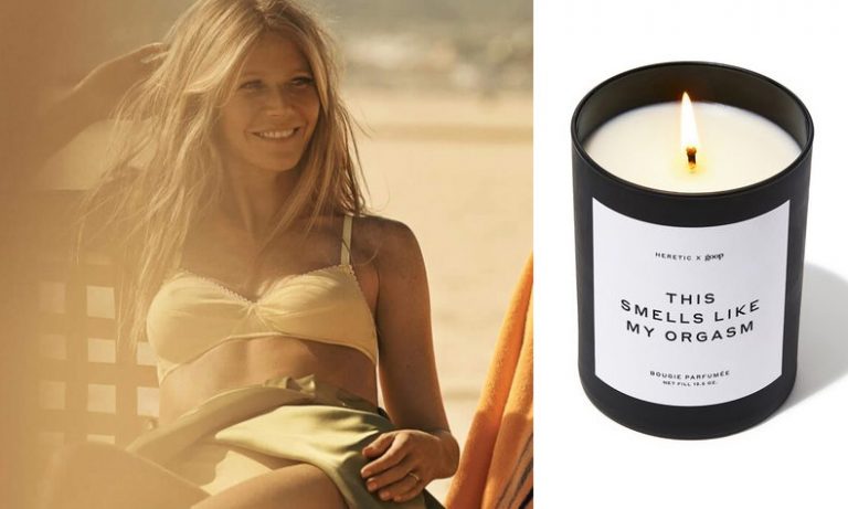 Gwyneth Paltrow y sus nuevas velas con olor a sus orgasmos