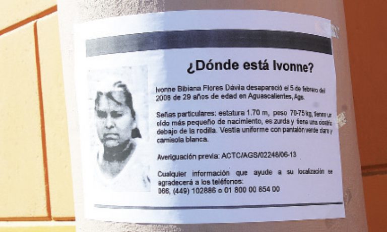 Aumentan las desapariciones de mujeres en Aguascalientes