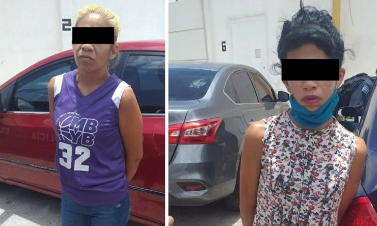 Detienen a madre e hija por robar productos de belleza en tienda de autoservicio