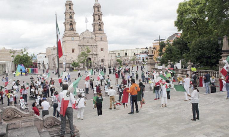 Se volvieron a manifestar contra AMLO