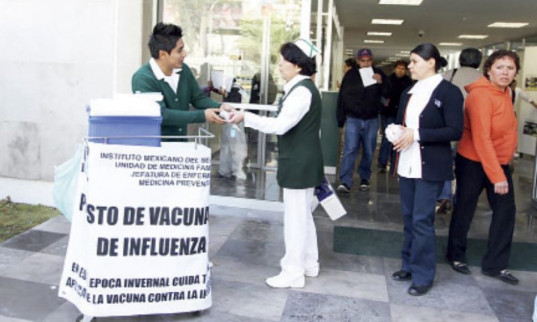 Comenzarán campaña de vacunación contra la influenza