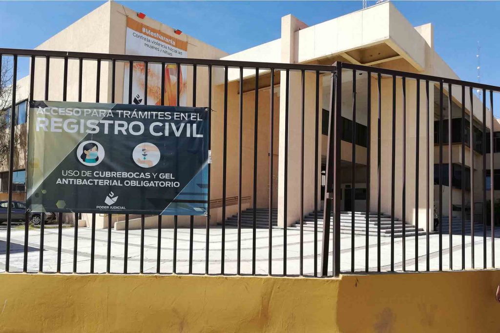 Cierra Registro Civil en Aguascalientes