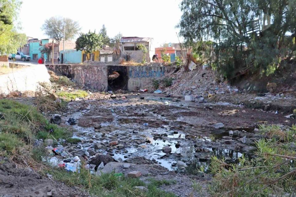 Los arroyos en Agüitas ya estarán más limpios