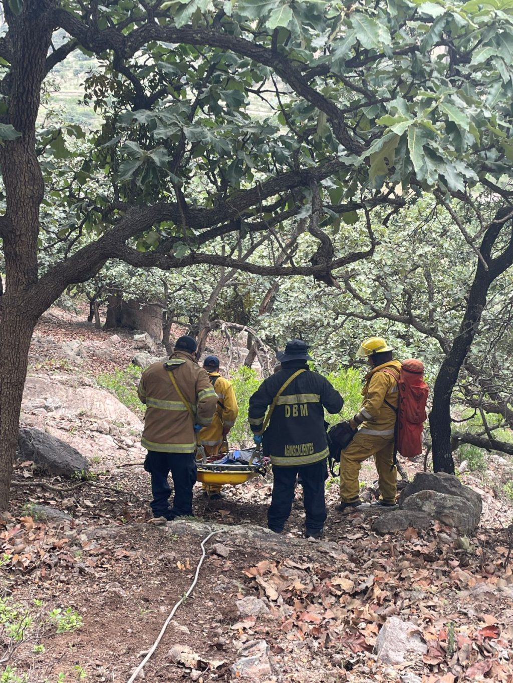 Rescataron cuerpo del suicida-putrefacto en El Ocote