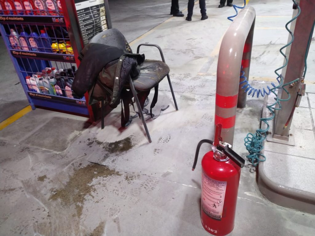 Incendio en gasolinera del Morelos