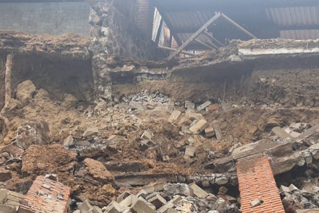 DESLIZAMIENTO TIERRA SEPULTÓ PERROS