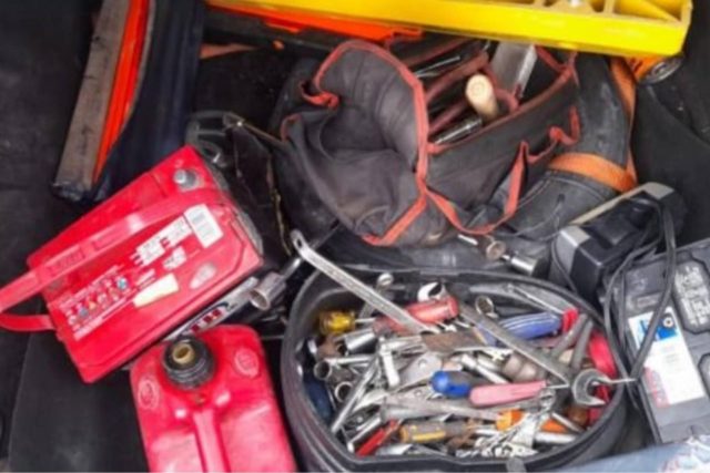 padre hijos detenidos ladrones