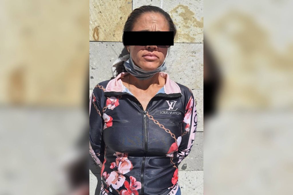 capturan mujer menor mariguana