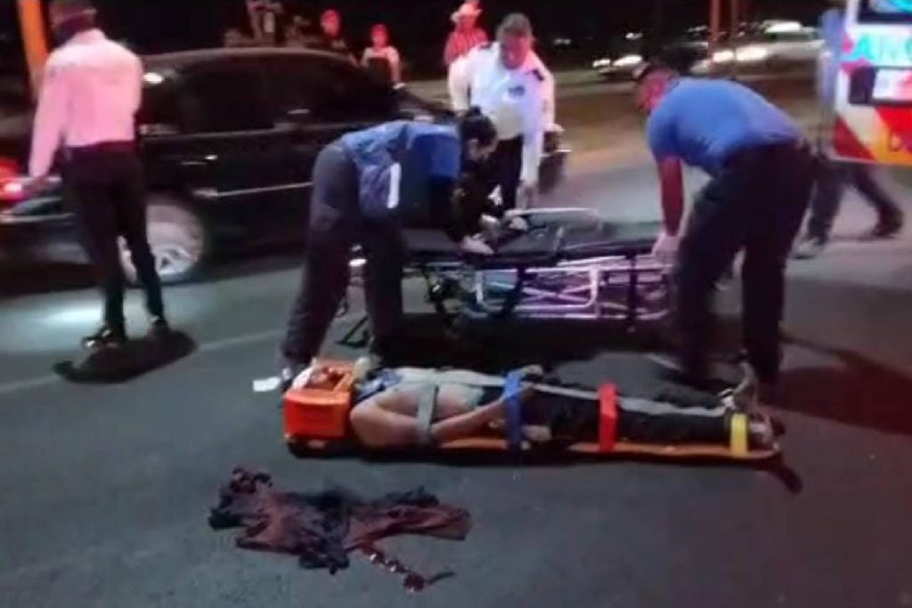 vehículo atropelló guatemalteco