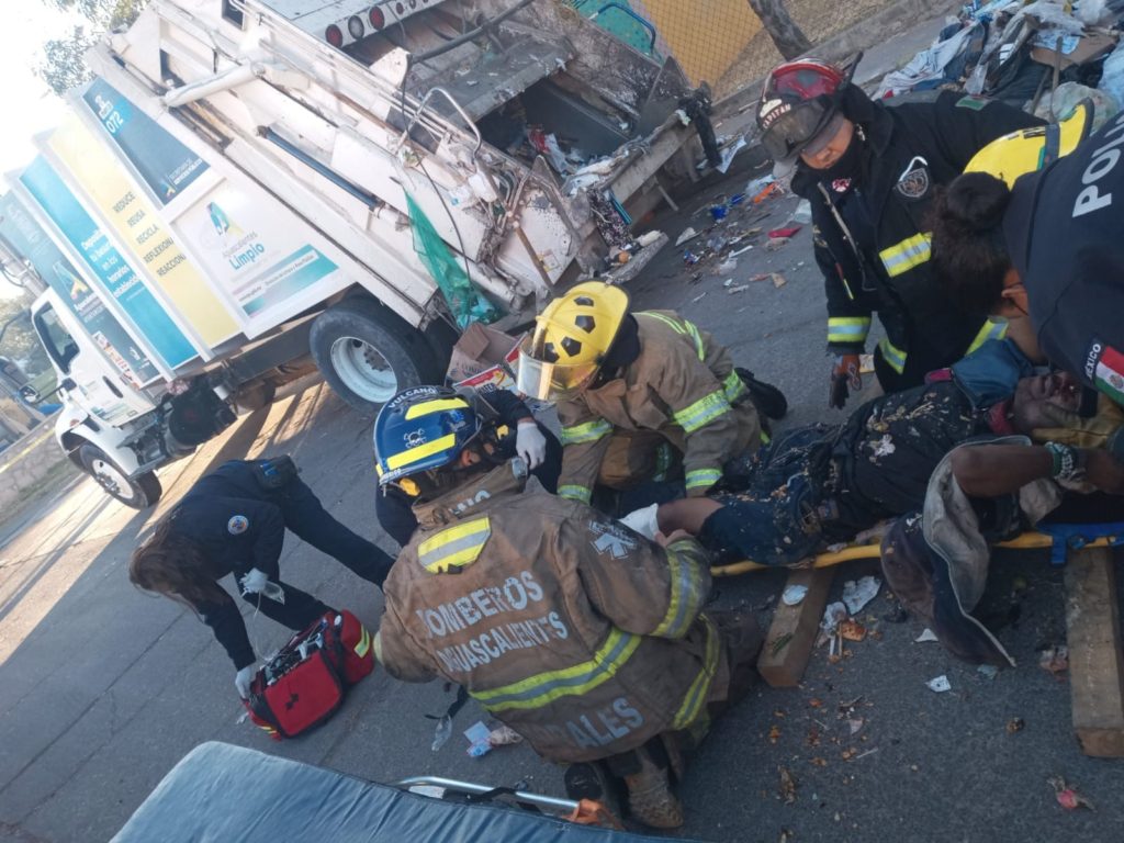 pepenador prensado camión basura