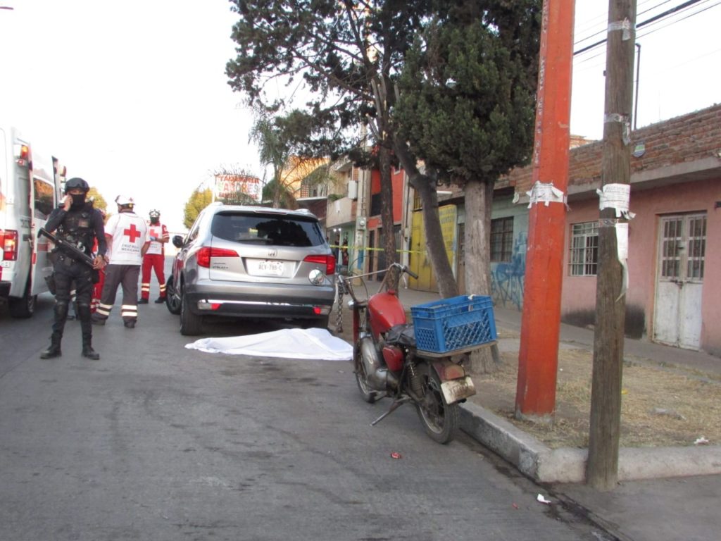 hombre sufrió infarto motocicleta