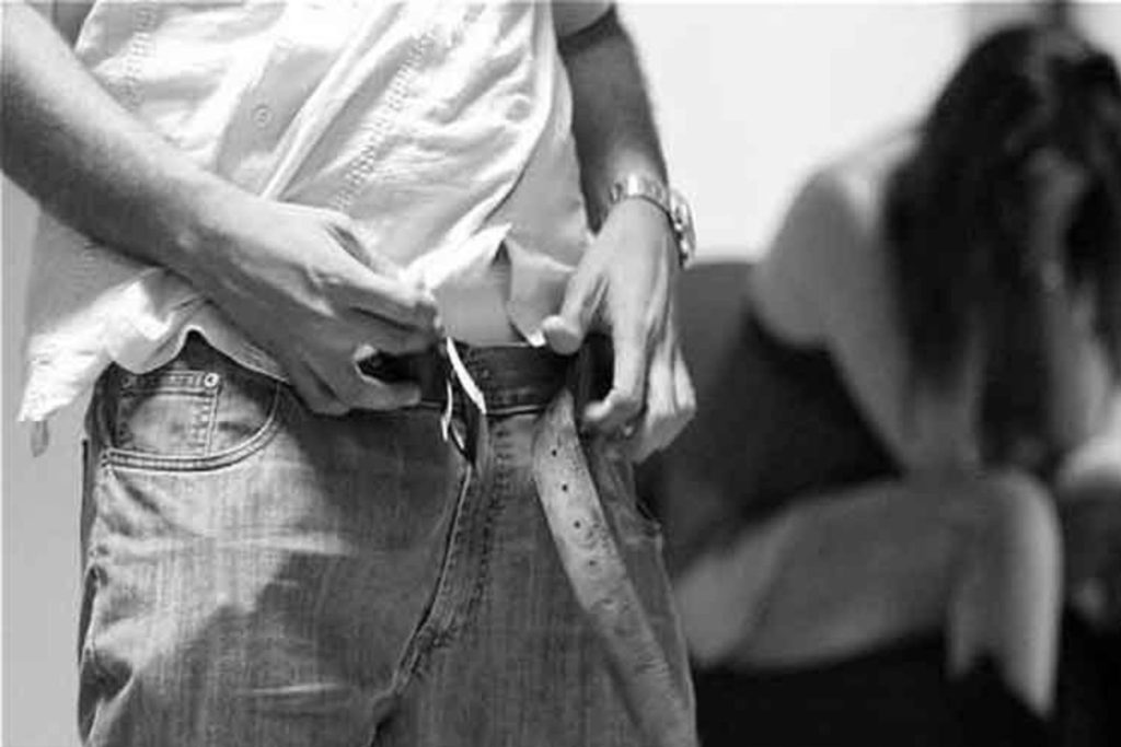 Steve violencia familiar violación