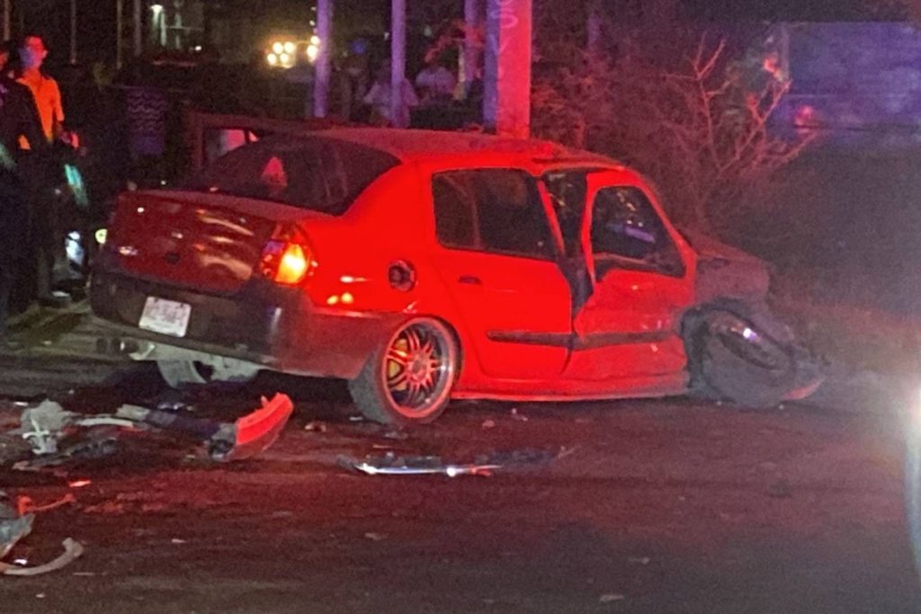 impactó contra camioneta perdió la vida