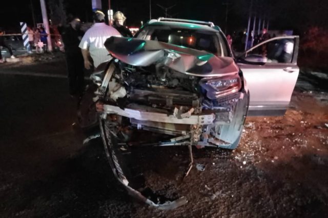 impactó contra camioneta perdió la vida