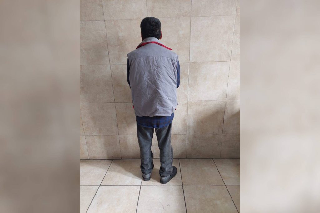 sujeto golpeó mujer