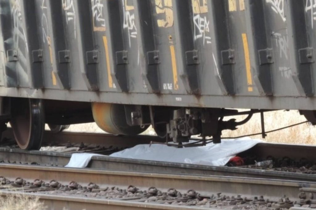 hombre arrollado por el tren
