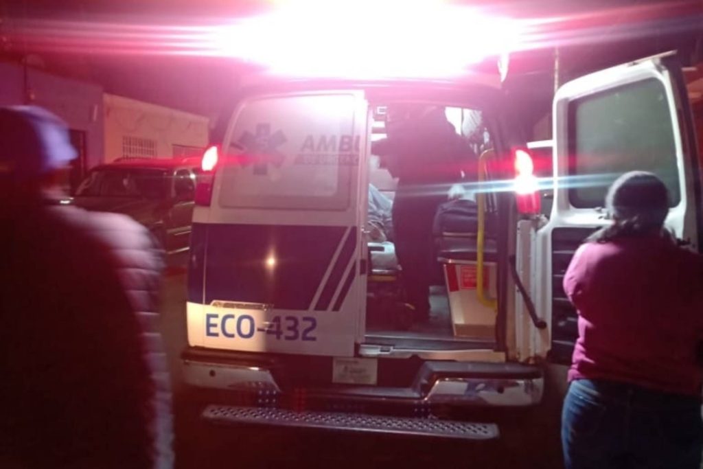 hombre ensartado barandal