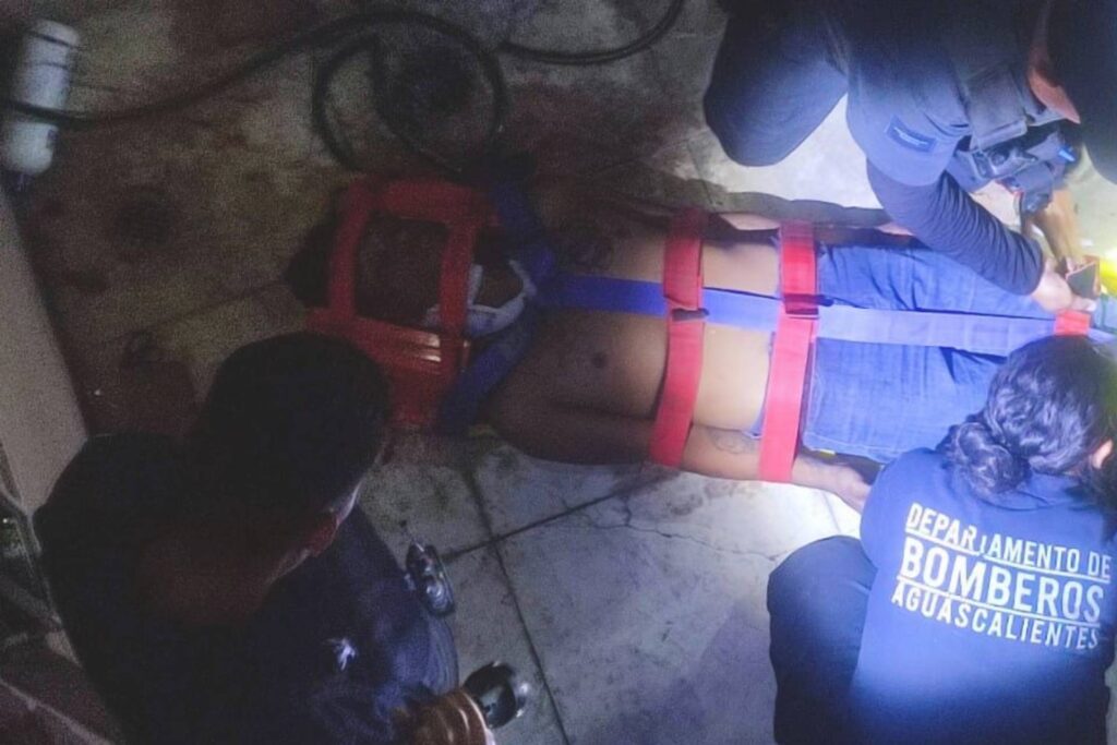 joven cayó altura 3 metros