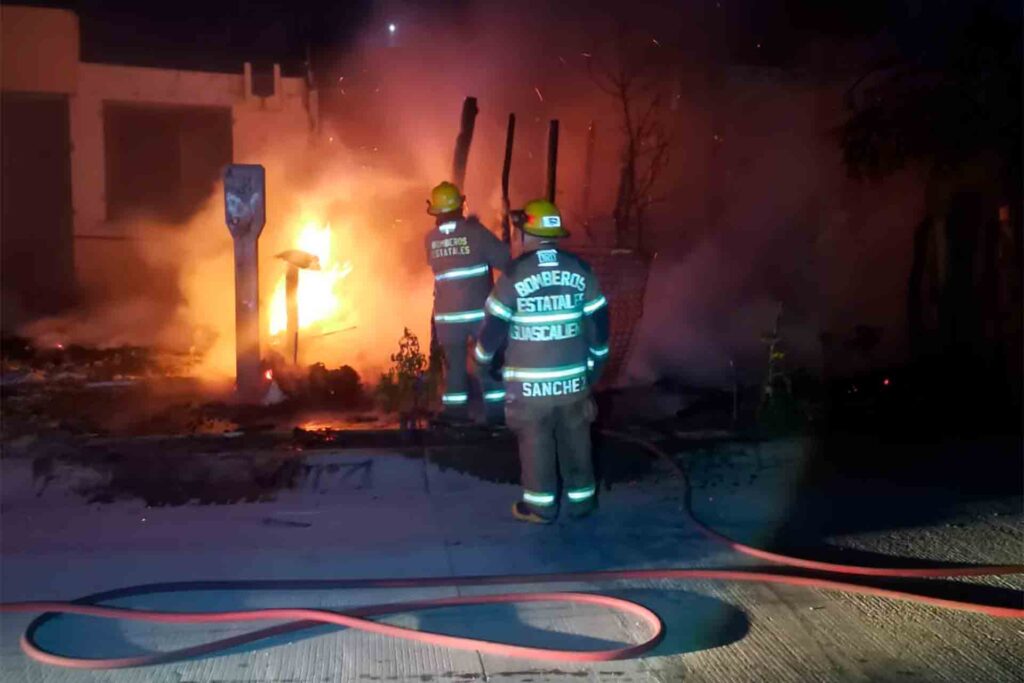 Aguascalientes La Ribera Incendio